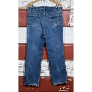 USA 80s Vintage 517 Levi's Jeans Orange‎ Tab Faded Wash Distressed
